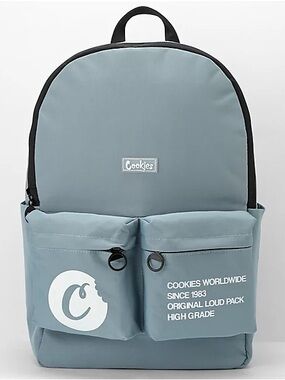 Cookies Orion Grey Blue Backpack - Classic Dual Pocket Pack